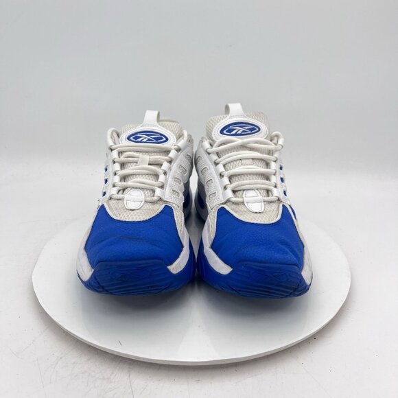 Reebok Solution Mid Allen Iverson Men Size 8 Electic Blue White Basketball Shoes - Picture 2 of 10